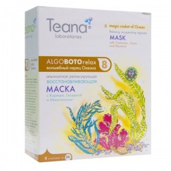 Маска Teana Волшебный ларец океана альгинатная релаксирующая восстанавливающая с корицей гвоздикой и миоксинолом 5 шт. 30 г