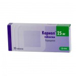 Кориол, таблетки 25 мг 30 шт