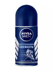 Дезодорант-антиперспирант для мужчин, Nivea (Нивея) 50 мл арт. 82886 Мен экстремальная свежесть шариковый