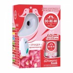 Комплект, Do-Re-Mi (До-Ре-Ми) диспенсер + освежитель воздуха Премиум Орхидея сменный блок 250 мл