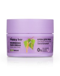Крем для лица Happy bar Береза для всех типов кожи питательный 50 мл