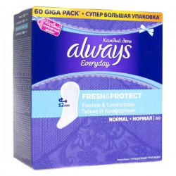 Прокладки женские ежедневные Always нормал 60 шт.