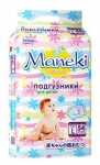 Подгузники, Maneki (Манеки) 9-14 кг р. L №54 Фентэзи