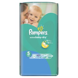 Подгузники, Pampers (Памперс) 11-18 кг р. 5 №10 актив беби драй джуниор