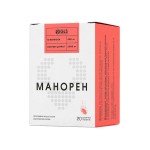 Манорен, GLS (ДжиЭлЭс) таблетки шипучие 4 г 20 шт БАД персик-маракуйя