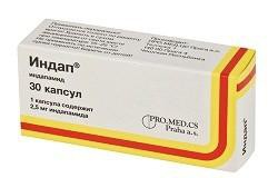 Индап табл. 2.5 мг 30 шт.